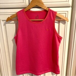 Nike Bright Pink Fast Dry Sleeveless Sports Top